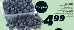 IGA BLUEBERRIES offer