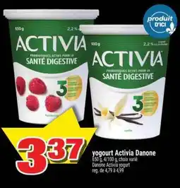 Super C YOGOURT ACTIVIA DANONE offer