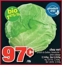 Super C CHOU VERT offer