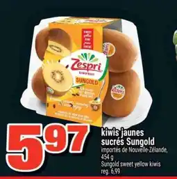 Super C kiwis jaunes sucrés Sungold offer