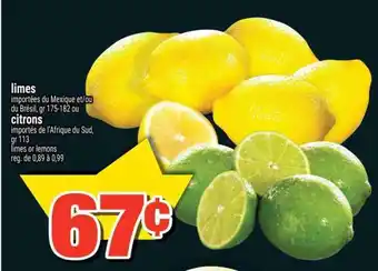 Super C limes ou citrons offer