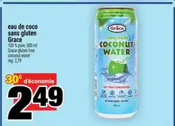 Super C eau de coco sans gluten Grace offer