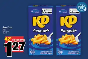 Super C DÎNER KRAFT offer