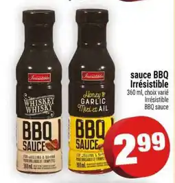 Super C sauce BBQ Irrésistible offer