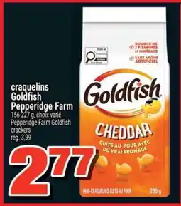 Super C CRAQUELINS GOLDFISH PEPPERIDGE FARM offer