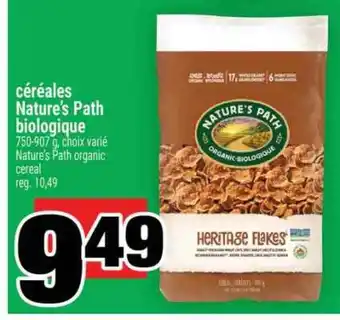 Super C céréales Nature's Path biologique offer