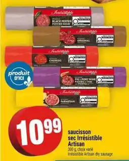 Super C SAUCISSON SEC IRRÉSISTIBLE ARTISAN offer