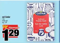 Super C sel Cedar offer