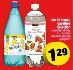 Super C EAU DE SOURCE GAZÉIFIÉE SELECTION offer