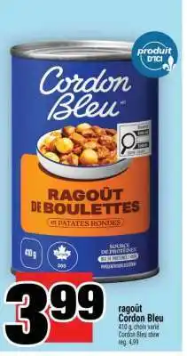 Super C RAGOÛT CORDON BLEU offer