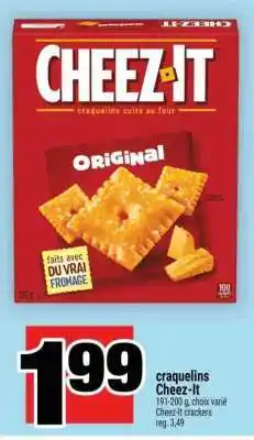 Super C craquelins Cheez-It offer