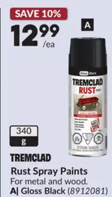 Princess Auto Rust Spray Paints, Gloss Black offer