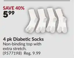 Princess Auto 4 pk Diabetic Socks offer