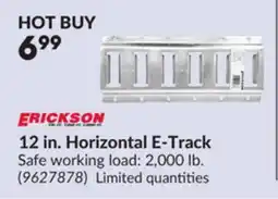 Princess Auto ERICKSON 12 in. Horizontal E-Track offer