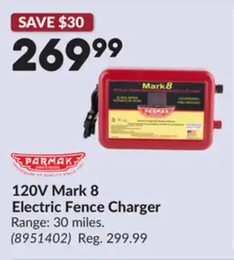 Princess Auto 120V Mark 8 Electric Fence Charger offer