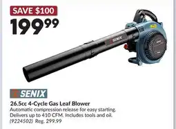 Princess Auto 26.5cc 4-Cycle Gas Leaf Blower offer