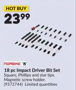 Princess Auto 18 pc Impact Driver Bit Set offer