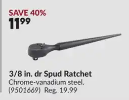 Princess Auto 3/8 in. dr Spud Ratchet offer