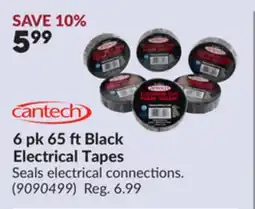 Princess Auto 6 pk 65 ft Black Electrical Tapes offer