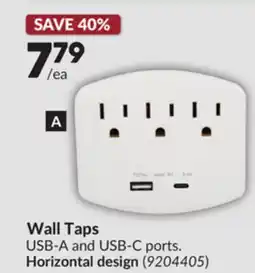 Princess Auto Wall Taps, Horizontal design offer