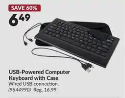 Princess Auto USB-Powered Computer Keyboard with Case offer