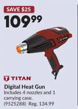 Princess Auto Digital Heat Gun offer