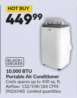 Princess Auto BLACK+DECKER 10,000 BTU Portable Air Conditioner offer