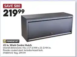 Princess Auto 41 in. Work Centre Hutch offer