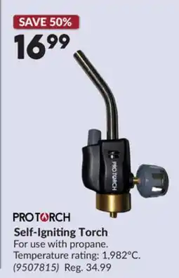 Princess Auto Self-Igniting Torch offer