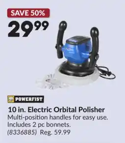 Princess Auto 10 in. Electric Orbital Polisher offer