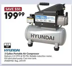 Princess Auto 3 Gallon Portable Air Compressor offer