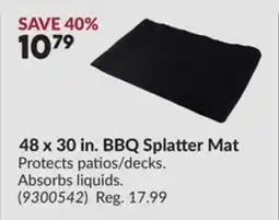 Princess Auto 48 x 30 in. BBQ Splatter Mat offer