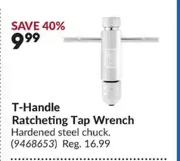 Princess Auto T-Handle Ratcheting Tap Wrench offer