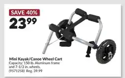 Princess Auto Mini Kayak/Canoe Wheel Cart offer