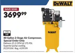 Princess Auto 80 Gallon 2-Stage Air Compressor offer