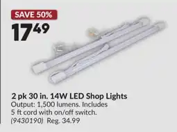 Princess Auto 2 pk 30 in. 14W LED Shop Lights offer