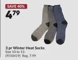 Princess Auto 3 pr Winter Heat Socks offer