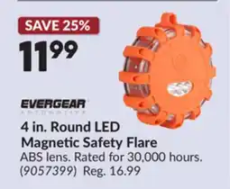 Princess Auto 4 in. Round LED Magnetic Safety Flare offer