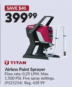 Princess Auto Airless Paint Sprayer offer