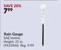 Princess Auto Rain Gauge offer
