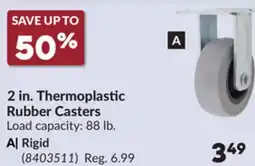Princess Auto 2 in. Thermoplastic Rubber Casters Rigid offer