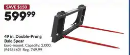 Princess Auto 49 in. Double-Prong Bale Spear offer