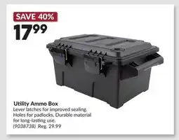 Princess Auto Utility Ammo Box offer