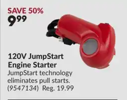 Princess Auto 120V JumpStart Engine Starter offer
