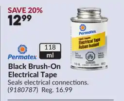 Princess Auto Black Brush-On Electrical Tape offer