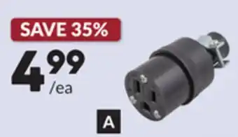 Princess Auto 15A 125V Rubber Plugs/Connectors, Female Connector offer
