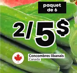 Val-Mont Concombres libanais offer