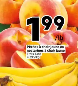 Val-Mont Pêches à chair jaune ou nectarines à chair jaune offer