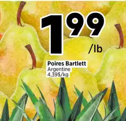 Val-Mont Poires Bartlett Argentine offer
