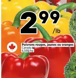 Val-Mont Poivrons rouges, jaunes ou oranges offer